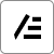A black square with sparse, small white dots scattered inside.