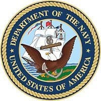 Seal of the United States Navy Department.