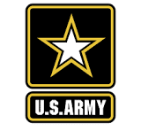 U.S. Army logo with star emblem.