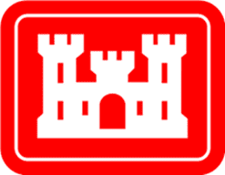 Red castle emblem with three towers.