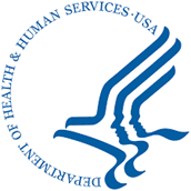 USA Department of Health and Human Services logo.